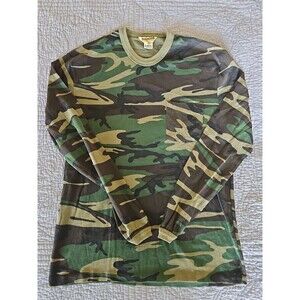 Vintage Ranger Camo Shirt Youth XL Mens S/XS Hunting Outdoors Woodland